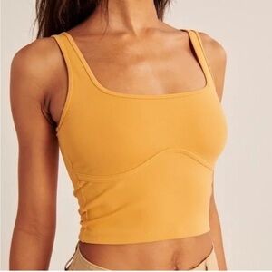 ❌SOLD❌Abercrombie & Fitch | Seamless Fabric Corset Squareneck Tank